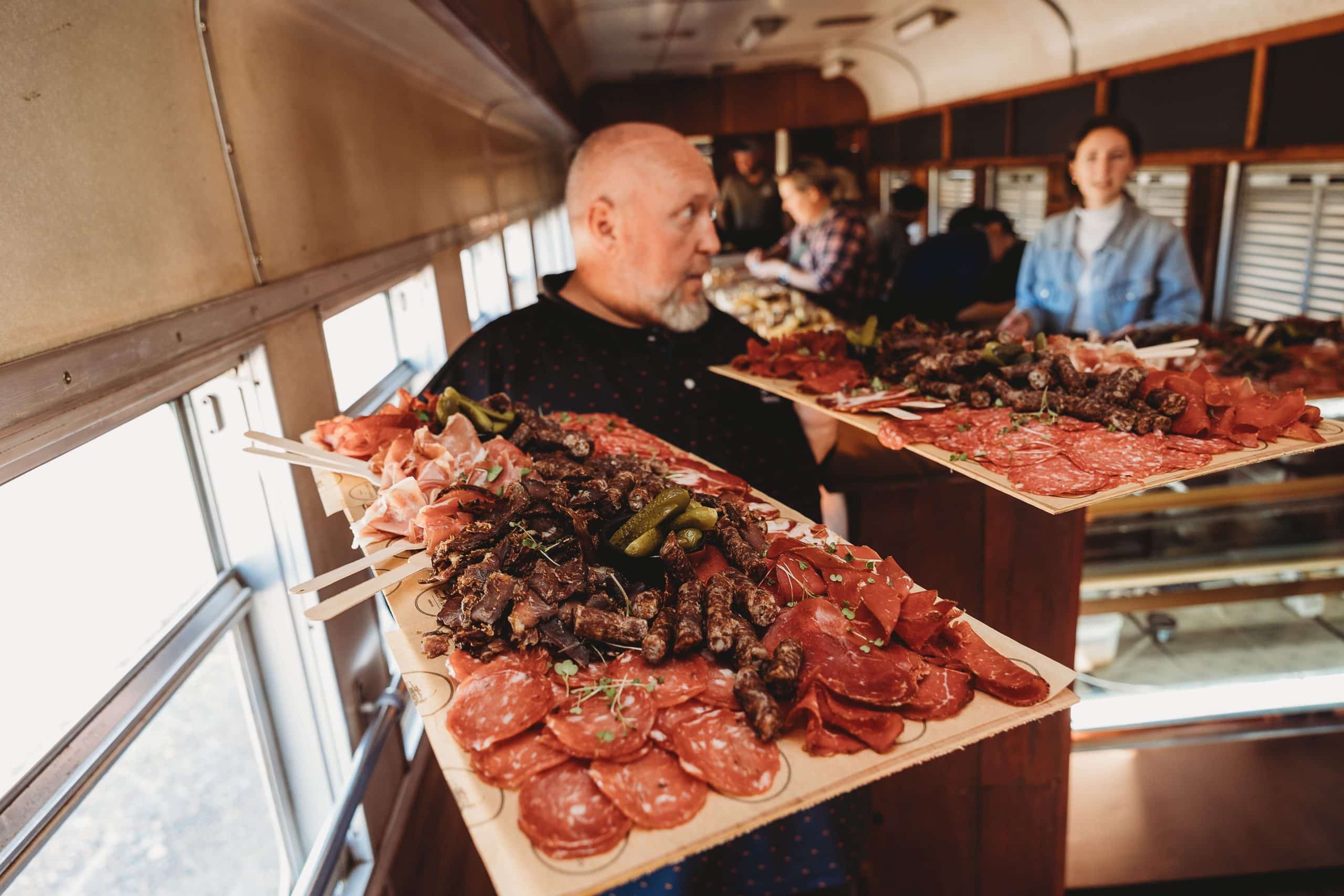Food and Wine on the Wine Train