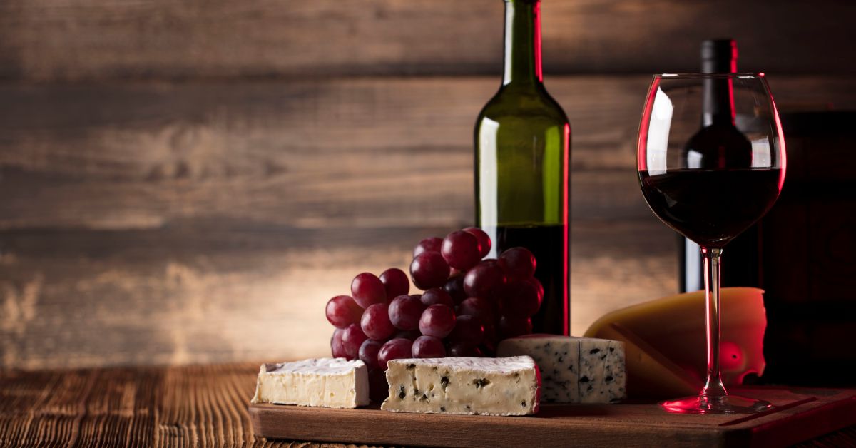 Merlot - Red wine and Cheese Board